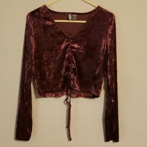 Velvet Long sleeve top